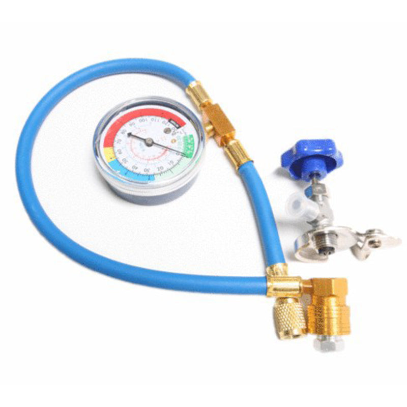 Professional R134a AC Recharge Kit with 350 PSI Gauge