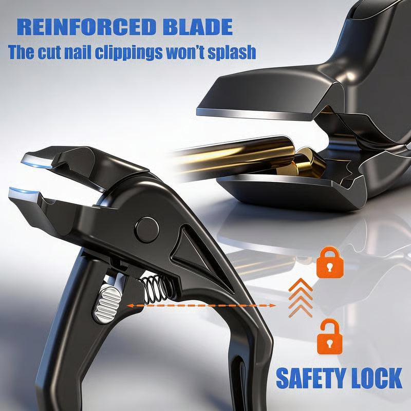 🥳2026 HOT SALE💅Stainless Steel Nail Clipper with Curved Precision Blades – Effortless for Thick Nails & Seniors! ✂️✨