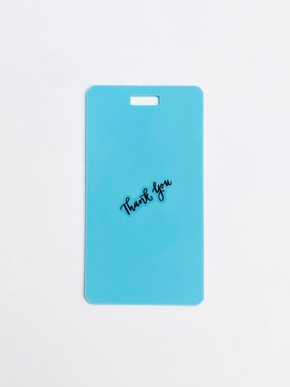 Vertical Erasable Badge Note