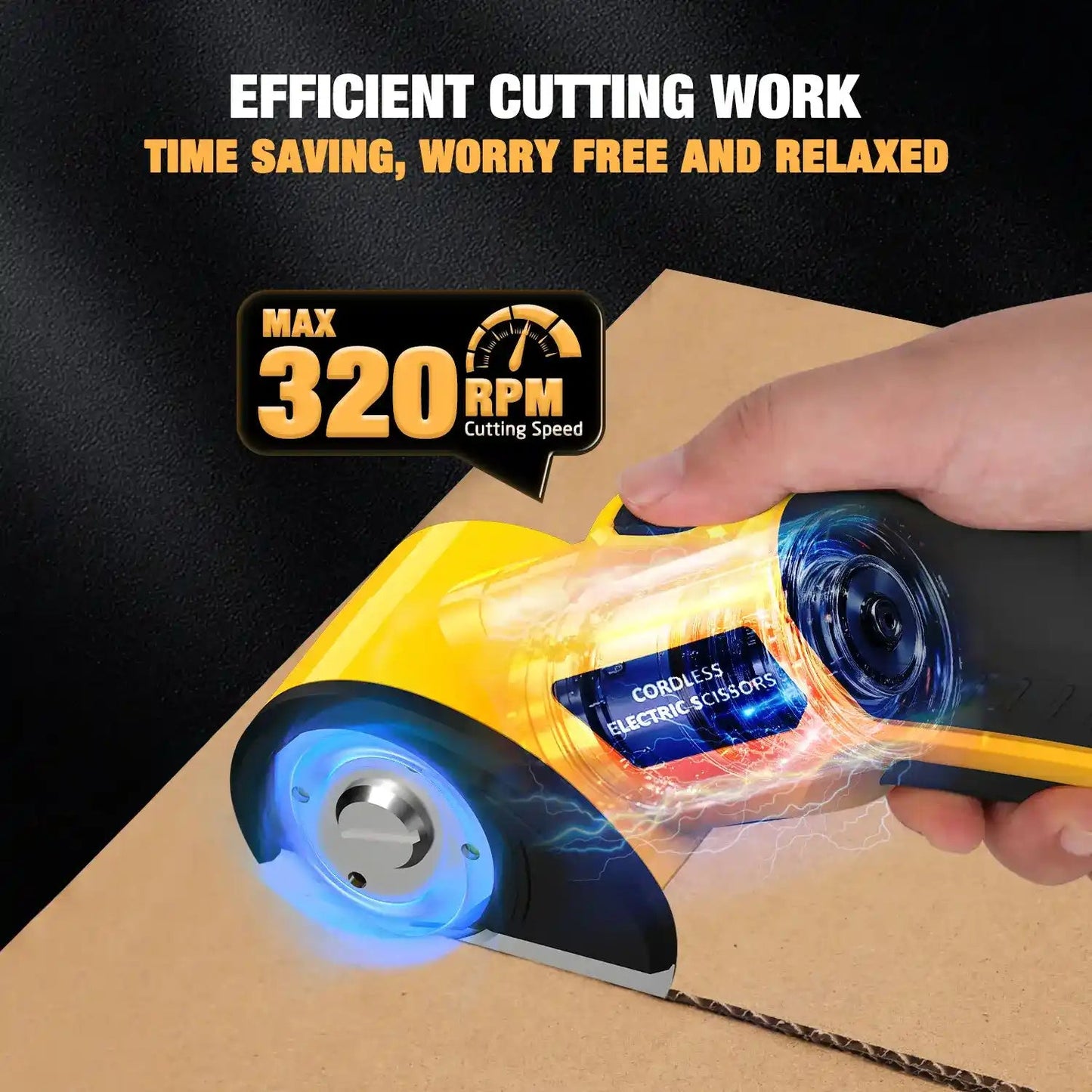 Effortless Power Cordless Electric Scissors