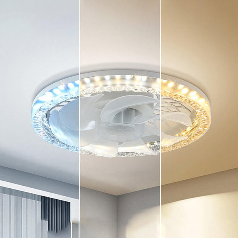 2-in-1 Deckenventilator mit LED-Licht, flüsterleise & einstellbar, inkl. Fernbedienung