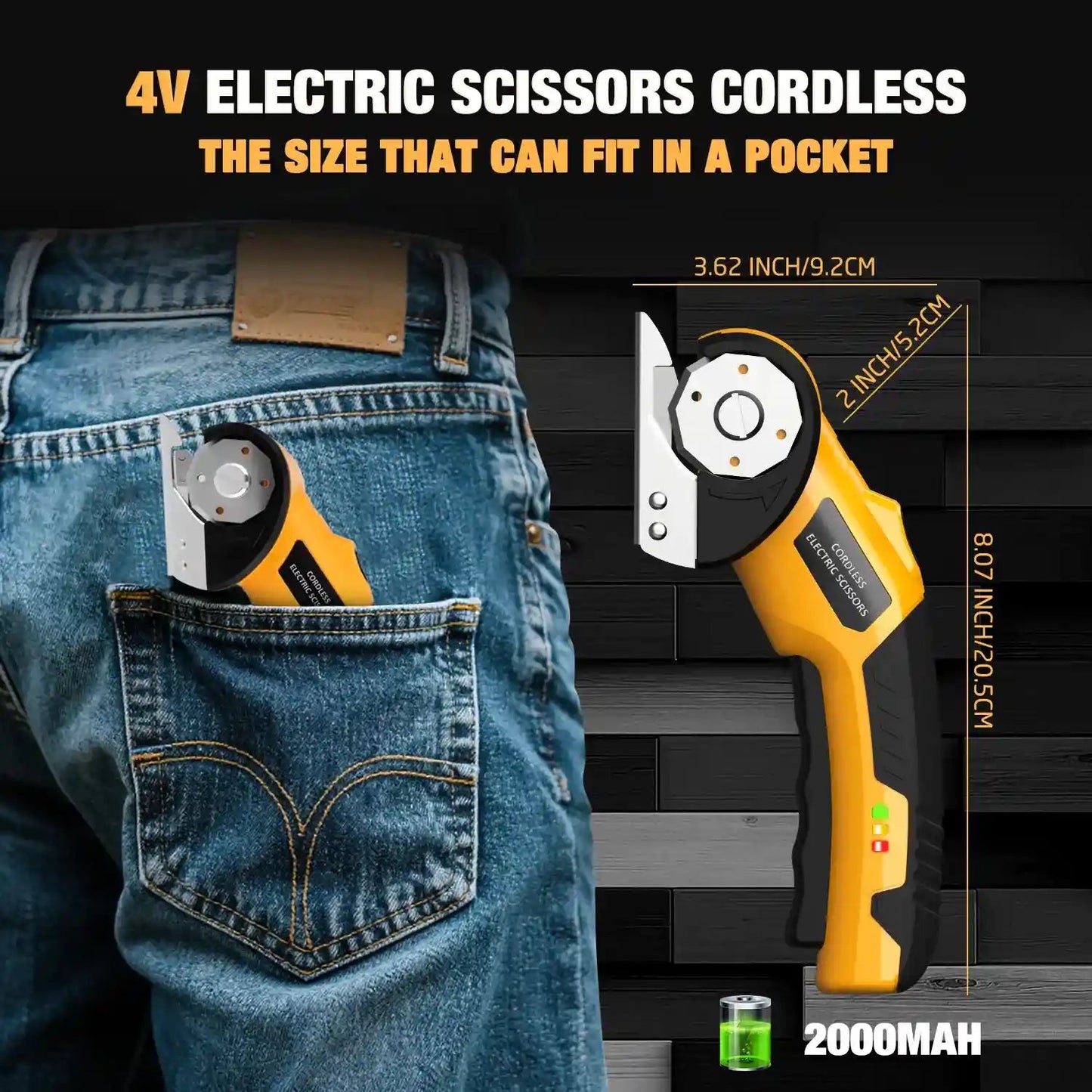 Effortless Power Cordless Electric Scissors