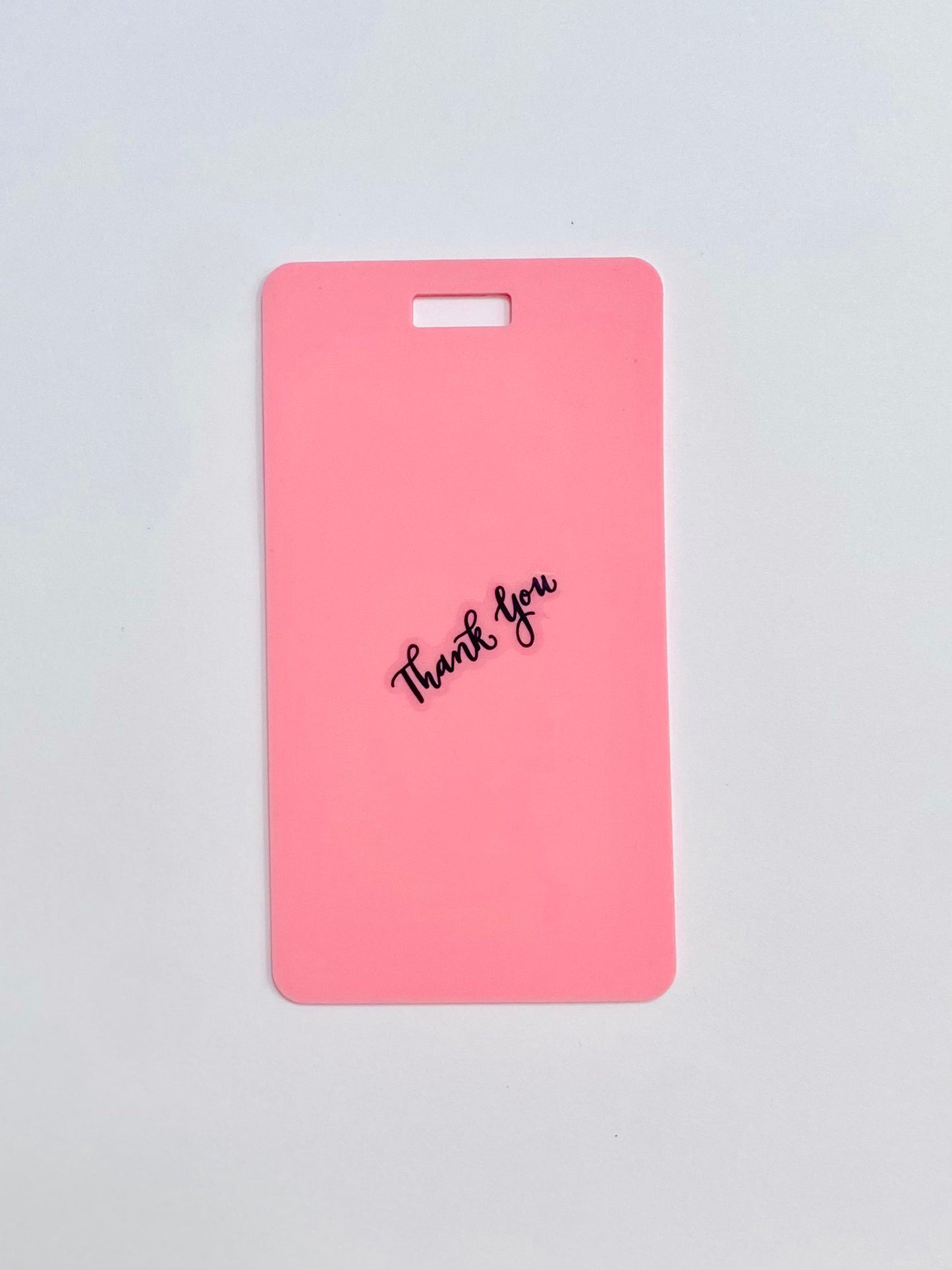 Vertical Erasable Badge Note