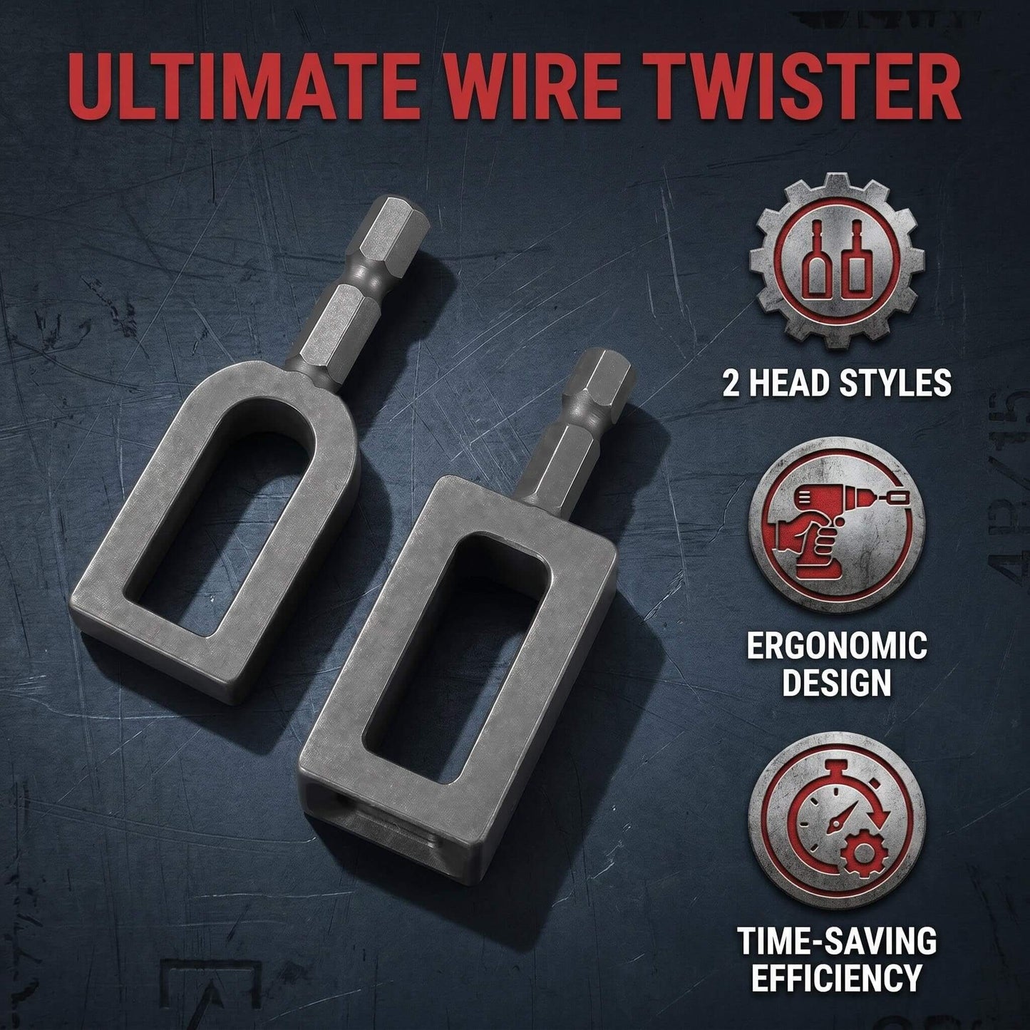 🧰Steel Wire Twisting Tool for Drill - Fast Tightening & Auto Trimming Wire Twist Attachment