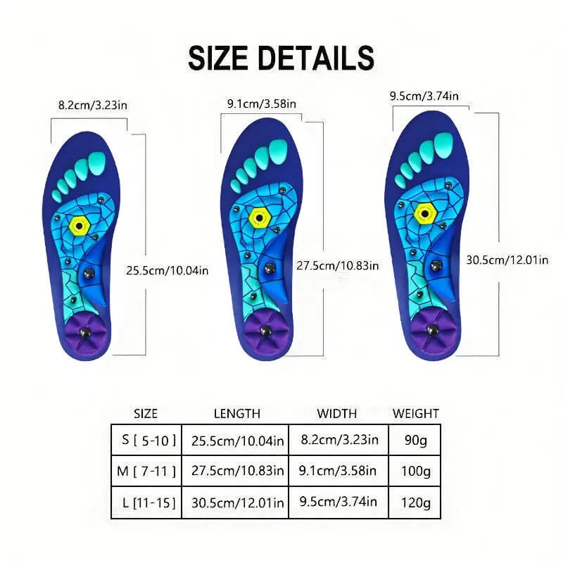 Magnetic Massage Insoles – Breathable & Comfortable All-Day Wear