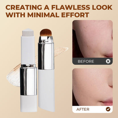 🎉BUY 1 GET 1 FREE🎉Color-Changing Foundation Stick with Collagen Capsules - Dual-Ended with Detachable Brush