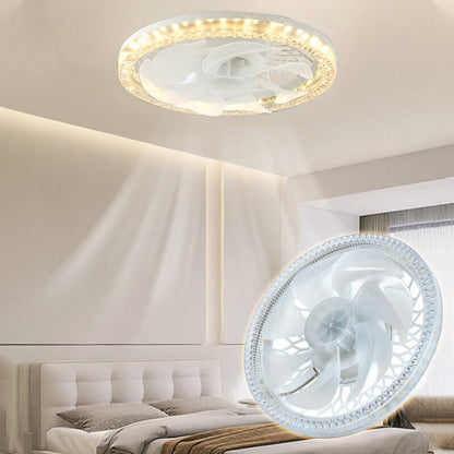 2-in-1 Deckenventilator mit LED-Licht, flüsterleise & einstellbar, inkl. Fernbedienung