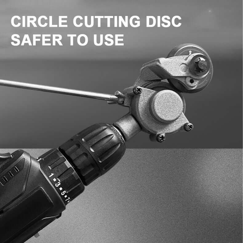 Electric Drill Sheet Metal Cutter - 3-in-1 Tool for Steel, Aluminum & Copper with Laser-Guided Precision