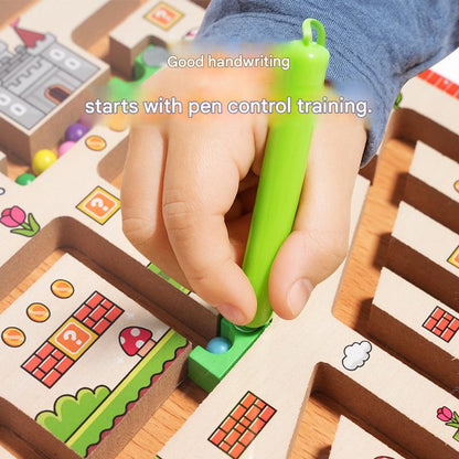 Pixels & Puzzles: Magnetic Color & Number Learning Maze