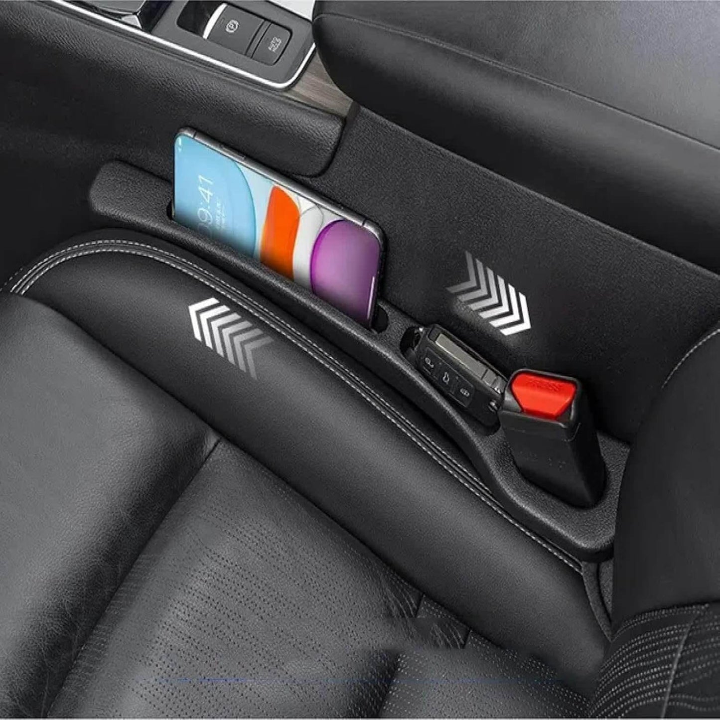 Car Seats Gap Filler Dual with Belt Slot