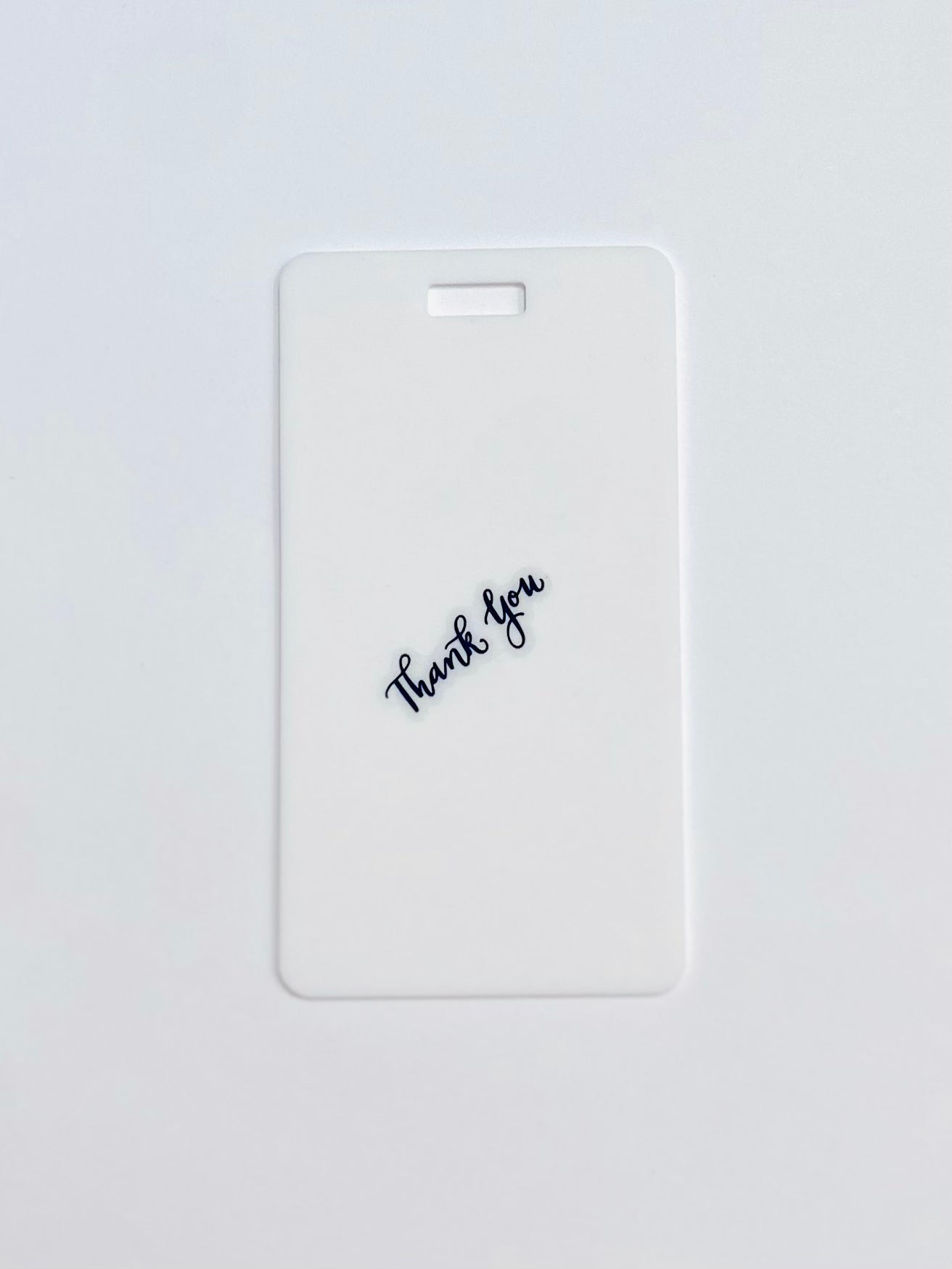 Vertical Erasable Badge Note