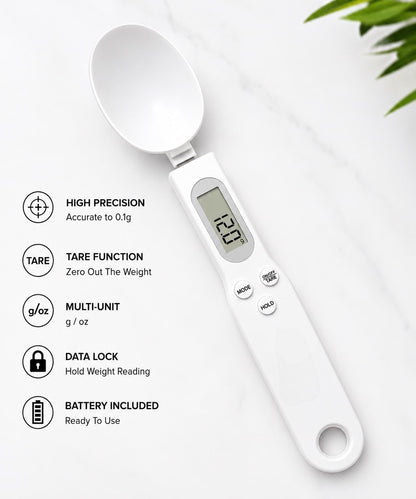 Gramiq Lite Digital Measuring Spoon Scale | Primt