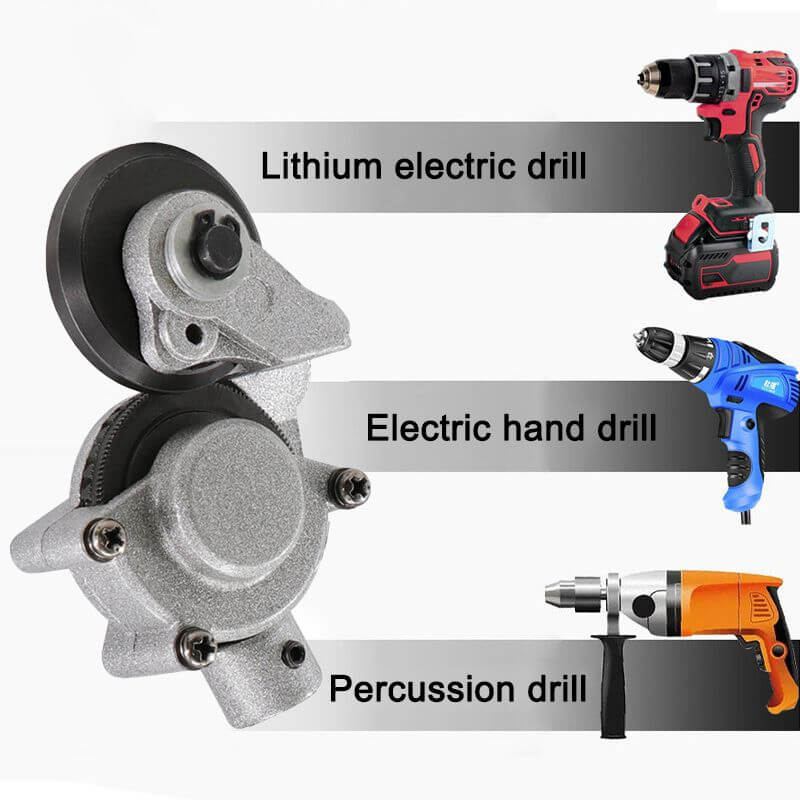 Electric Drill Sheet Metal Cutter - 3-in-1 Tool for Steel, Aluminum & Copper with Laser-Guided Precision