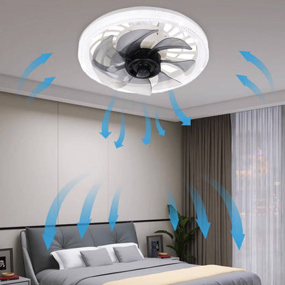 2-in-1 Deckenventilator mit LED-Licht, flüsterleise & einstellbar, inkl. Fernbedienung