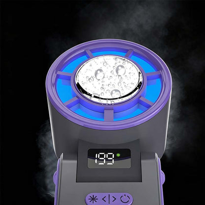 Foldable Handheld Cooling Fan with LED Display