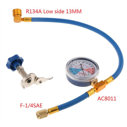 Professional R134a AC Recharge Kit with 350 PSI Gauge