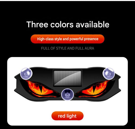 🚗 Solar LED Car Warning Light –Auto Dark Sensor, Weatherproof