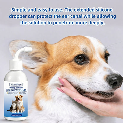 Gentle Pet Ear Wash | Odor-Free Cleaning for Dogs & Cats