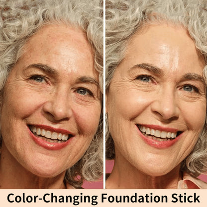 🎉BUY 1 GET 1 FREE🎉Color-Changing Foundation Stick with Collagen Capsules - Dual-Ended with Detachable Brush