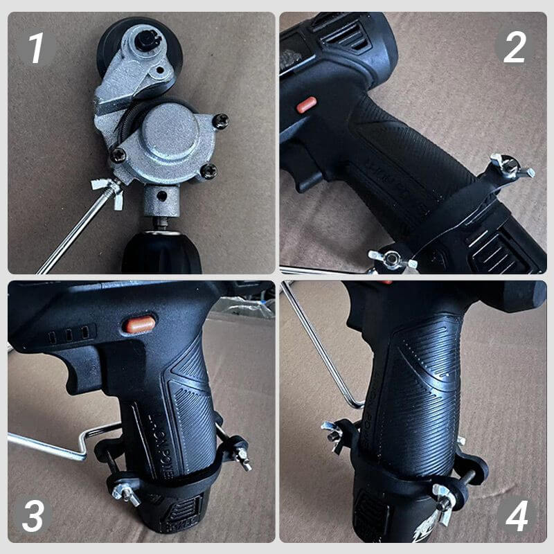 Electric Drill Sheet Metal Cutter - 3-in-1 Tool for Steel, Aluminum & Copper with Laser-Guided Precision