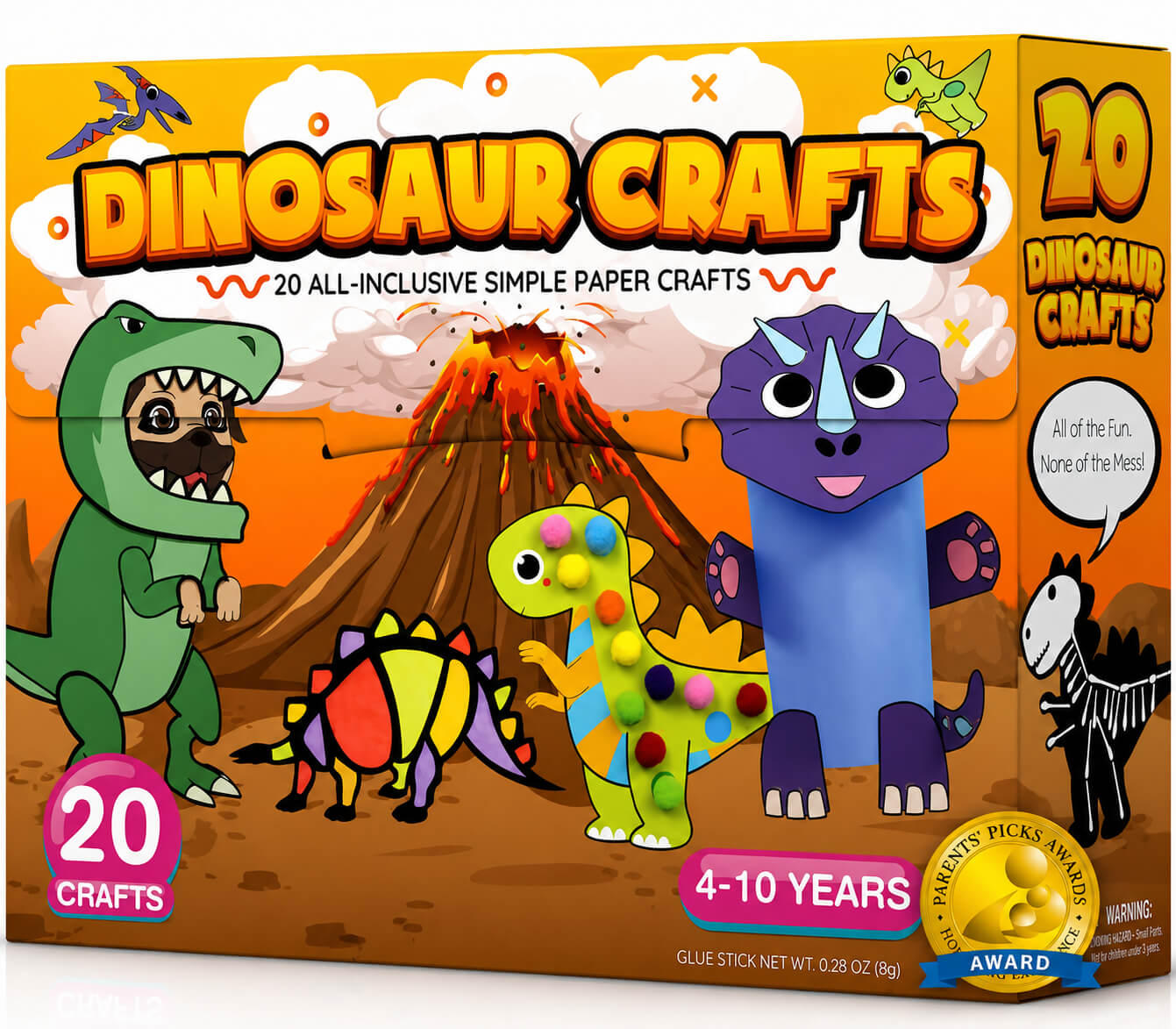 ✂️20 Simple Paper Crafts Set for Kids - Develop Creativity & Fine Motor Skills