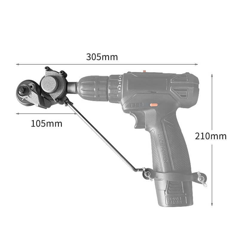 Electric Drill Sheet Metal Cutter - 3-in-1 Tool for Steel, Aluminum & Copper with Laser-Guided Precision