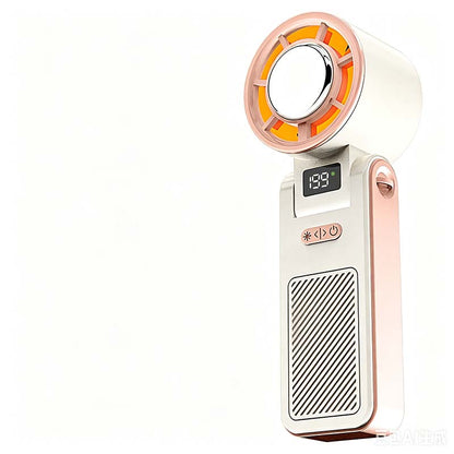Foldable Handheld Cooling Fan with LED Display