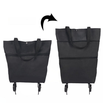 2-in-1 Foldable Shopping Cart