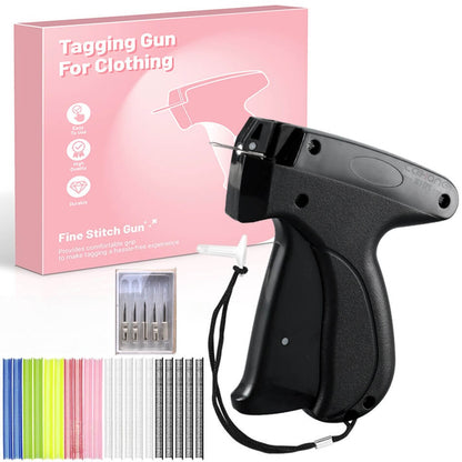 Handheld Stitch Gun | Quick Clothing Fixer (5 needles + 1,000 black & white fasteners + 1,000 colored fasteners)