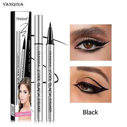 🥳2026 HOT SALE🥳 💞50K+ SOLD! 🖤✨50% OFF! 24HR waterproof smudge-proof eyeliner – intense black, quick-dry, ultra-fine tip. Stays perfect all day. 👁️