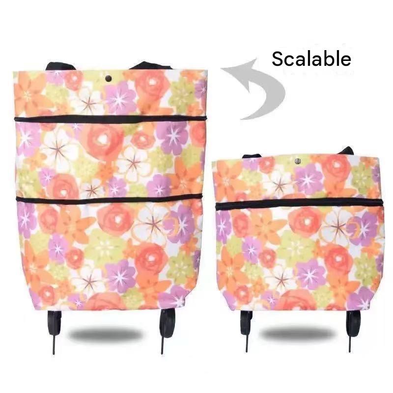 2-in-1 Foldable Shopping Cart