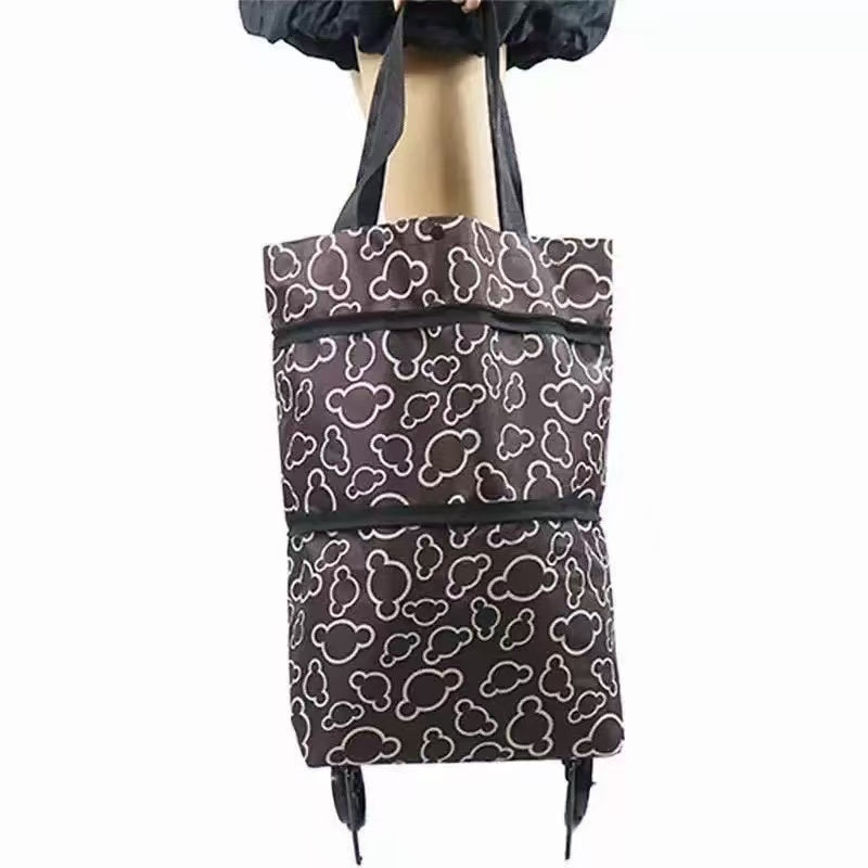 2-in-1 Foldable Shopping Cart