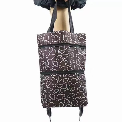 2-in-1 Foldable Shopping Cart