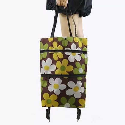 2-in-1 Foldable Shopping Cart