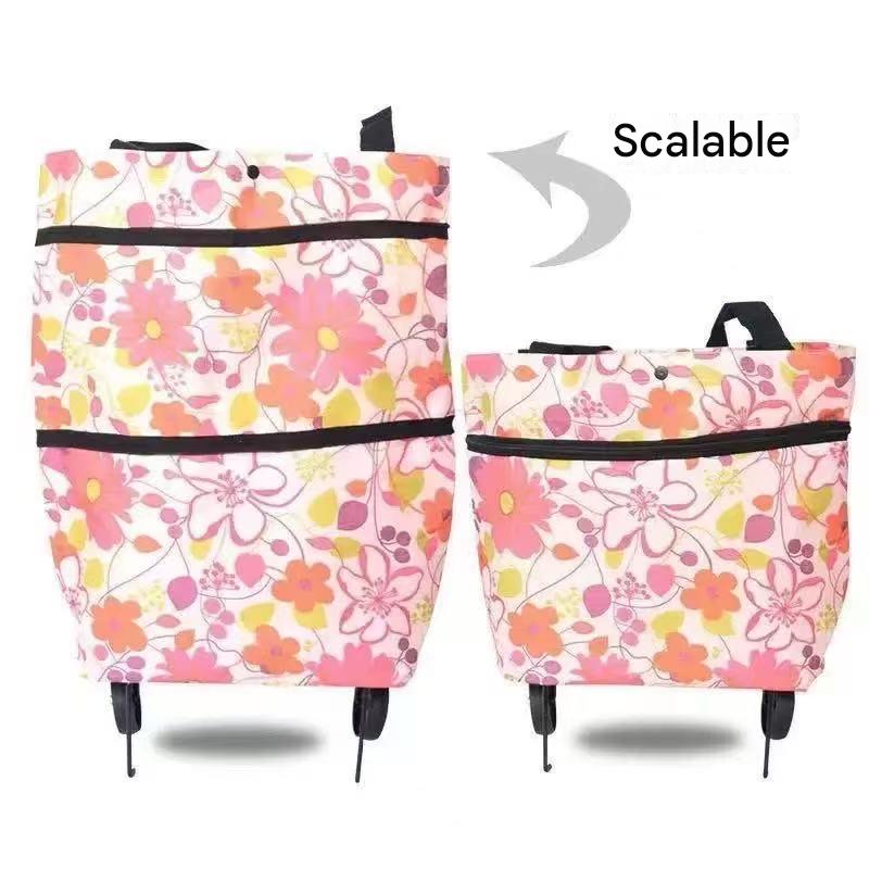 2-in-1 Foldable Shopping Cart