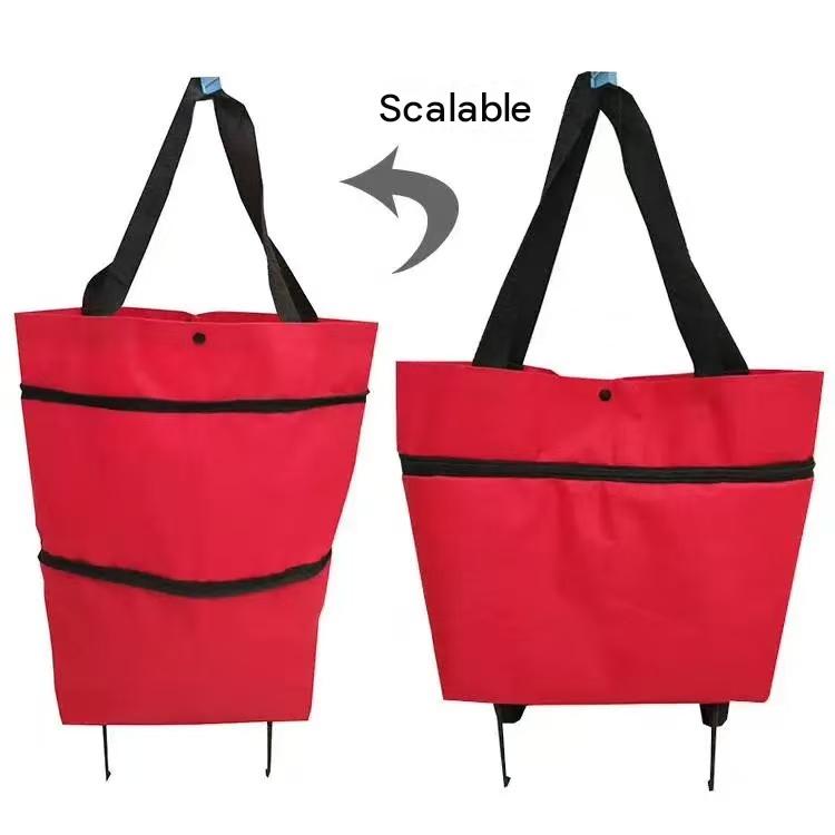 2-in-1 Foldable Shopping Cart