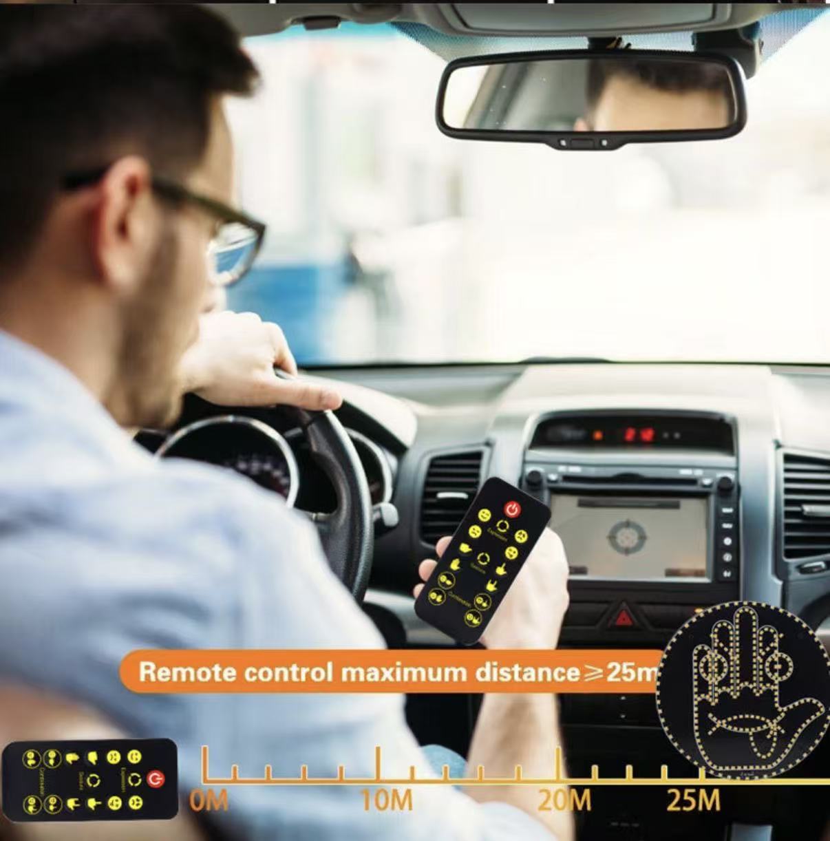 LED Finger Light for Cars-Amusing 14 patterns