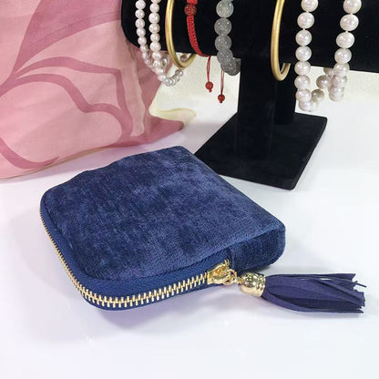 Travel Jewelry Organizer - 5 Compartments For Tangle-Free Storage