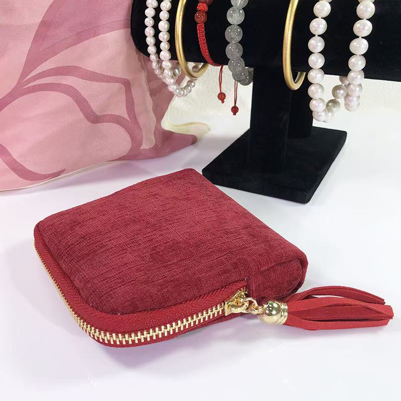 Travel Jewelry Organizer - 5 Compartments For Tangle-Free Storage