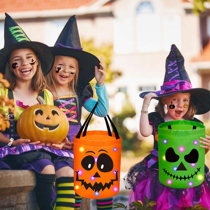 ✨Light Up Halloween Trick or Treat Bags🎃