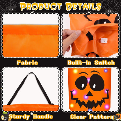✨Light Up Halloween Trick or Treat Bags🎃