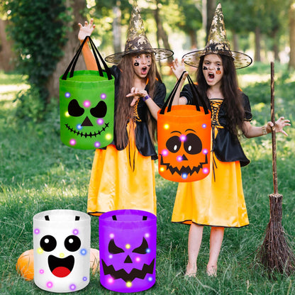 ✨Light Up Halloween Trick or Treat Bags🎃