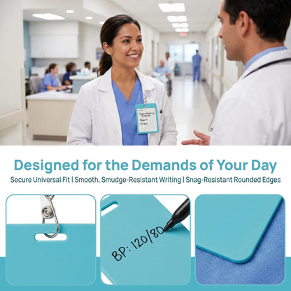 Vertical Erasable Badge Note