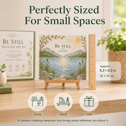 ✝️ Psalms of Comfort & Strength Sea Glass Art Kit