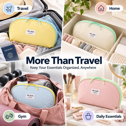 Primt 3 in 1 Travel Underwear Organizer Lingerie Bag Bra Panties Socks Storage