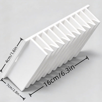 Primt 10-Slot Food Container Lid Organizer – Space-Saving Cabinet Storage
